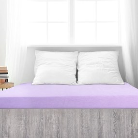 4Home prześcieradło frotte Ideal fioletowy, 90 x 200 cm, 90 x 200 cm