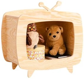 Drewniany regał dziecięcy telewizor A9-F66