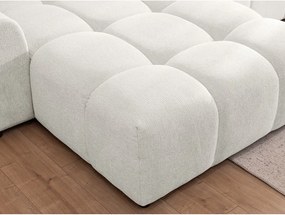 Biały narożnik (lewostronny/z szezlongiem) Albane – Ropez