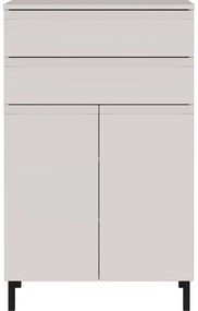 Kremowa wysoka szafka łazienkowa 60x97 cm Salinas – Germania
