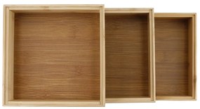 Bambusowe organizery do szuflad zestaw 3 szt. Copco – Kitchen Craft