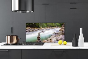 Panel Szklany Dziki Potok w Górskim Lesie