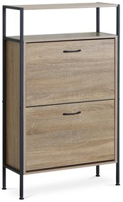 Szafka na buty z przegródkami G1007 OAK, dąb