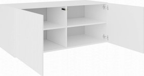 Szafka RTV wisząca VAREN 100 cm do Salonu pod Telewizor - Biały