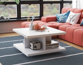 Stolik kawowy Grafi 60x60 biały mat