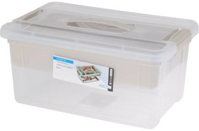 Rozwiązania do przechowywania Plastikowy pojemnikdo przechowywania z wkładem 9 l, 35 x 23 x 17 cm