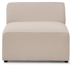 Beżowy moduł sofy z materiału bouclé (moduł środkowy) Megeve – Bobochic Paris