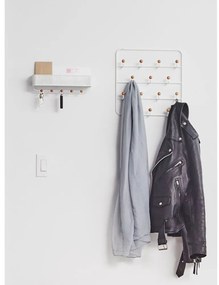 Biały metalowy wieszak na drzwi 36 cm Estique – Umbra