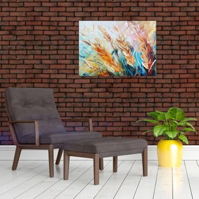 Obraz - Pszenica, abstrakcja (70x50 cm)