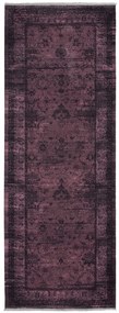Dywan vintage Armand bordowy 80 cm x 215 cm