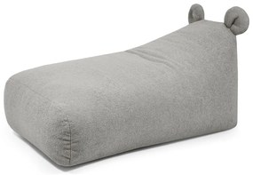 Jasnoszary dziecięcy worek do siedzenia z materiału bouclé Snug 130 Bear – SLOWDOWN