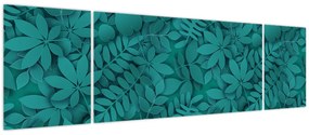 Obraz liści (170x50 cm)
