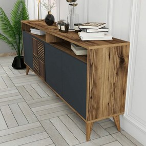 Szafka Milan 2 Walnut and Anthracite