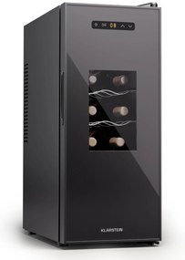 Klarstein Silent Vino 27cm 12 Butelek Winiarka Wolnostojąca Czarny