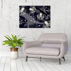 Obraz - Diamenty w pomieszczeniu (70x50 cm)