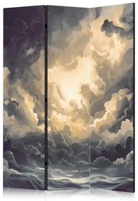 Parawan dwustronny Pejzaże 135x172 cm 3-częściowy szary ARTGEIST B