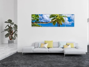 Obraz - Seszele (170x50 cm)