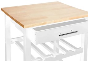 Wózek do kuchni drewniany