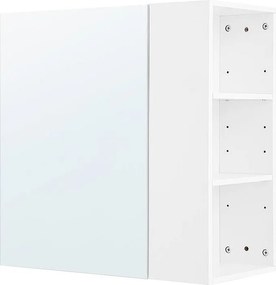 Szafka wisząca z lustrem łazienkowa BZR184-W