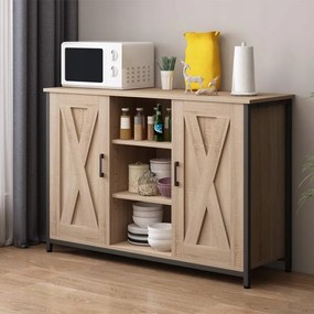 Szafka boczna z otwartymi półkami komoda