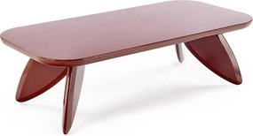 Stolik kawowy prostokątny Lumis 120 cm - burgund