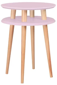 Stolik kawowy UFO HIGH 45x45 różowy RAGABA