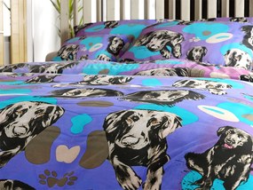 PrzytulneMieszkanie.pl PrzytulneMieszkanie.pl Bawełniana pościel ARTEMIS różowo-fioletowa, 100% bawełna Rozmiar pościeli: 70 x 90 cm | 140 x 200 cm