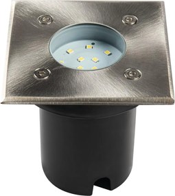 Kanlux 18192 - LED zewnętrzna oprawa najazdowa GORDO LED/1W/230V 9,5x9,5 cm IP67 stal nierdzewna