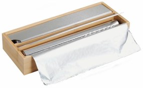 Kesper 58044 Bambusowy pojemnik kuchenny na folię,3 5 x 13 x 5,5 cm