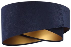 Uniwersalny klosz GALAXY E27 pr. 45 cm niebiesko-złoty