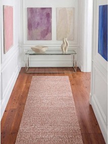 Szaroróżowy chodnik z materiału bouclé tkany ręcznie 80x200 cm Notting Hill Portobello – Ted Baker