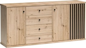 Komoda ALMERIA 182,7 cm do Salonu Sypialni Dąb artisan