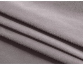 Lawendowa aksamitna rozkładana/ze schowkiem sofa 225 cm Hula – Makamii