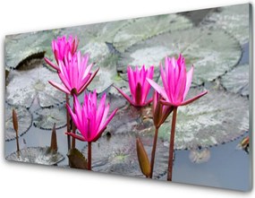 Panel Szklany do Kuchni Wyrafinowany Motyw Florystyczny