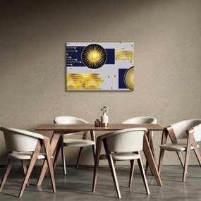 Obraz - Złote koła (70x50 cm)