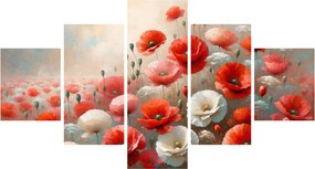 Obraz - Obraz z makami (125x70 cm)