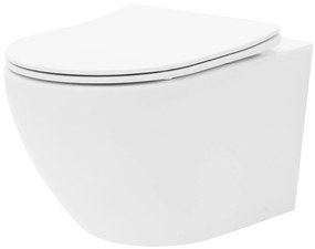 Zestaw Misa WC Carlo Mini Rimless Flat + Bidet Carlo Mini