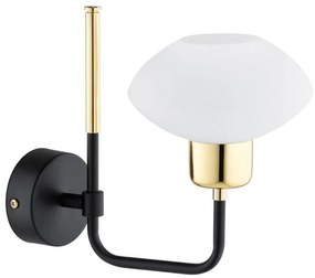 Argon 8032 - Lampa ścienna RAVELLO 1xE14/15W/230V czarno-złota