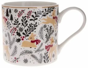 Świąteczny kubek porcelanowy Mistletoe, 400  ml