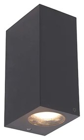 Zewnetrzna Inteligentny Kinkiet / Lampa scienna szary wykonany z tworzywa sztucznego z 2 Wifi GU10 - Baleno Nowoczesny Oswietlenie zewnetrzne