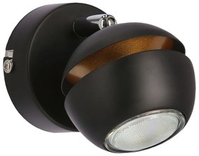 Kinkiet w czarno-złotym kolorze Boni – Candellux Lighting