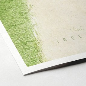 Plakat Travelposter Ireland, 30 x 40 cm