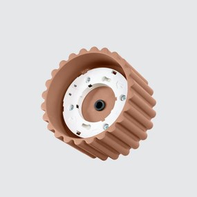 Plafon AURA 1 mocca GX53 ryflowany SOLLUX  LIGHTING
