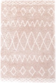 Dywan poliestrowy Dream Romby Beżowy 80 cm x 150 cm