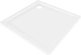 Mexen Flow brodzik kwadratowy slim 110 x 110 cm, biały połysk - 46S101111