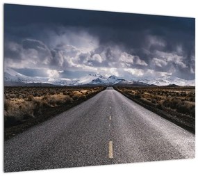Obraz drogi na pustyni (70x50 cm)