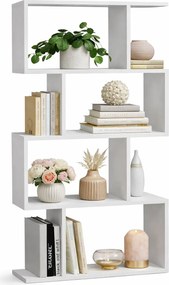 Biały nowoczesny regał do salonu H0-R97