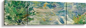 Obraz - Berthe Morisot, Girl in a Boat with Geese, reprodukcje (170x50 cm)
