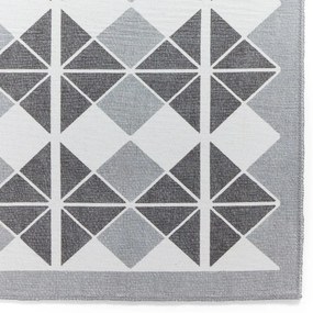 Szary chodnik odpowiedni do prania 61x170 cm Victoria Dark – Think Rugs