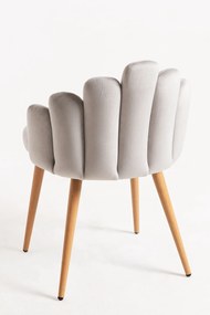 Zestaw 4 Krzese Hand Aksamitne